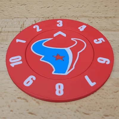 Houston Texans Getränkezähler-Untersetzer (Multi & Single Color)