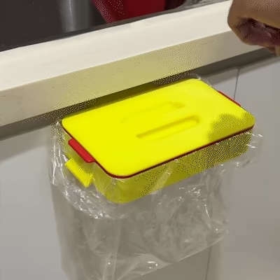 Portable Plastic Garbage Hanging Bag Kitchen