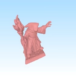 warlock  figurine for tabletop like hero quest DnD DSA