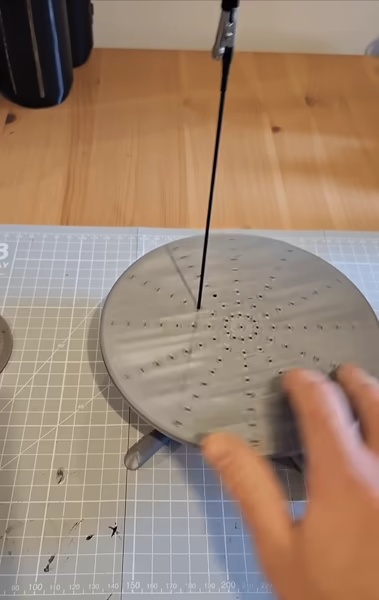 Rotating Painting Stand Set Platforms 175mm - airbrush