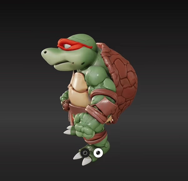 Stylized Teenage Mutant Ninja Turtles