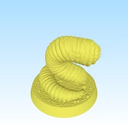 giant worm for tabletop game-0
