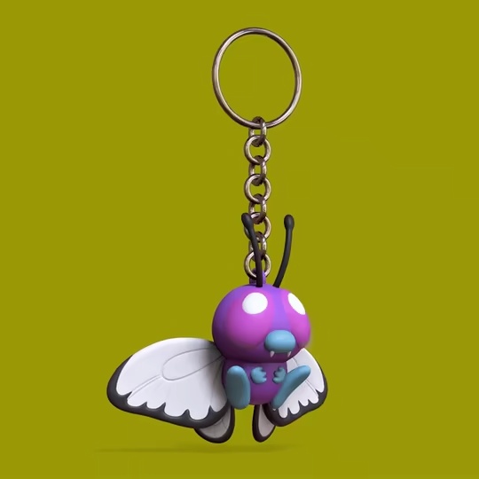 Butterfree Chibi - pokemon Keychain