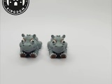 Flexi Tiny Hippo, Keycahin version and 3MF files included-2