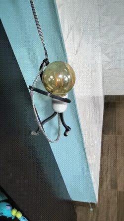 Lampada Umanoide con Testa a Portalampada