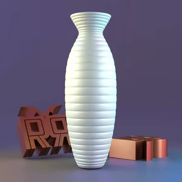 Linear vase