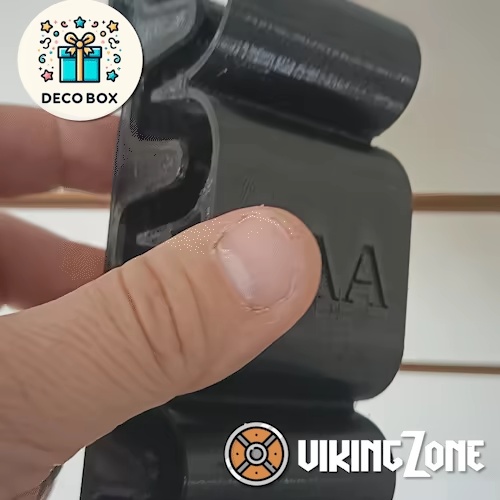 🧲 Vertical AAA Battery Organizer for Slatwall | Gravity-Fee