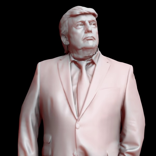 Donald Trump Sculpture Figure