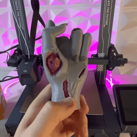 Kollabierender Mittelfinger - Zombie Edition