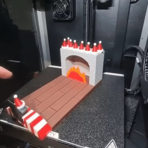 Weihnachtsmützen-Werfer