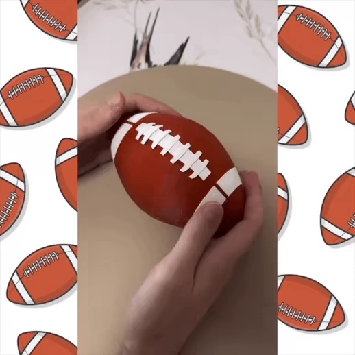 Snack bowl American football ball
