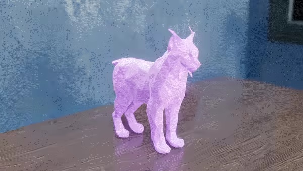 Low Poly Luchs