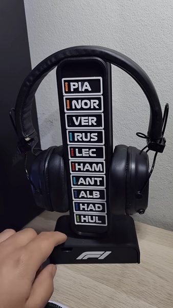 Soporte Auriculares pilotos F1-2