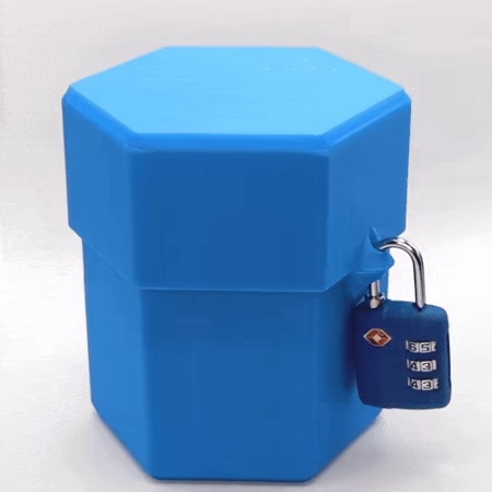 HexaLock – Semplice scatola con lucchetto esagonale