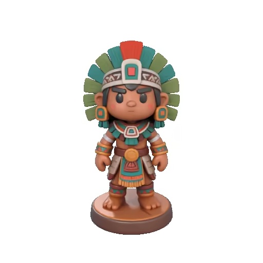 miniature Aztec warrior 3