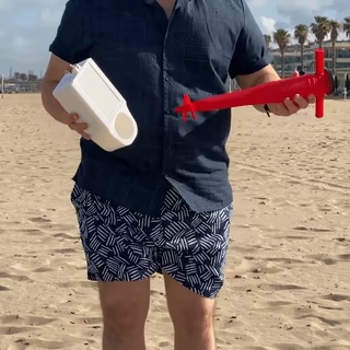 ANTI-THEFT BEACH SAFE FOR PADLOCK