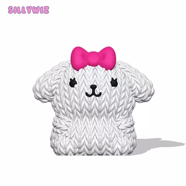 Pompompurin and Macaroon - Multipart - Knitted - Crochet-5