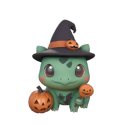 bullbasaur halloween chibi