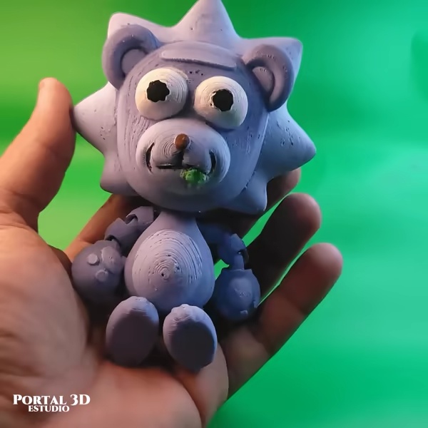 TEDDY RICK / PRINT-IN-PLACE WITHOUT SUPPORT /3MF-2