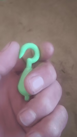 crane hook keychain -0