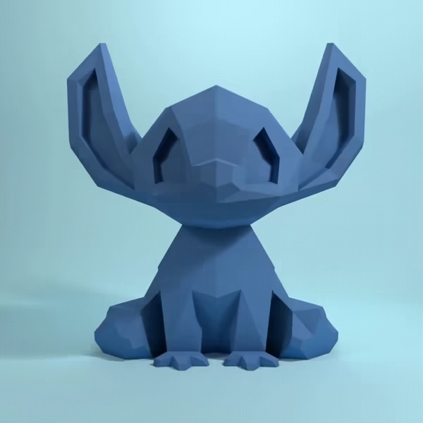 Low poly stitch-0