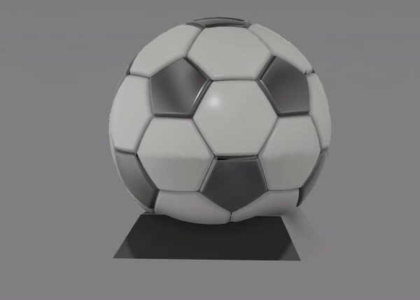 Fußball Spardose mit Sockel