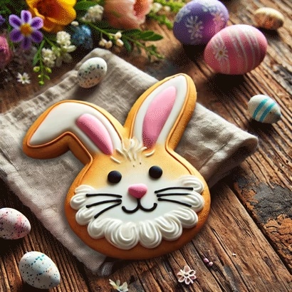 🐰🍪 Easter Bunny Cookie Cutter (10cm) – STL File 📐🎨