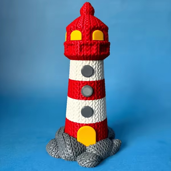 Knitted Lighthouse (Multiparts)