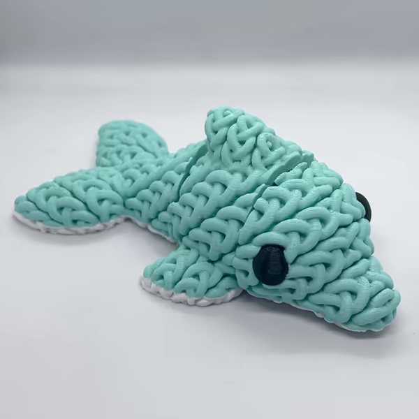 Knitted Flexi Dolphin