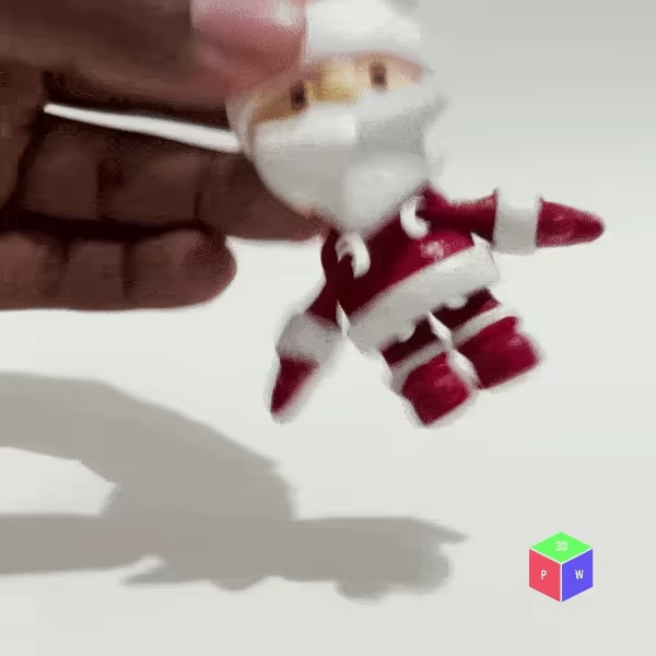 SANTA FLEXI TOY PLUS KEYRING