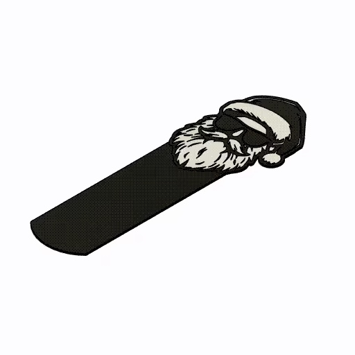Santa Claus Bookmark - Multicolor-0