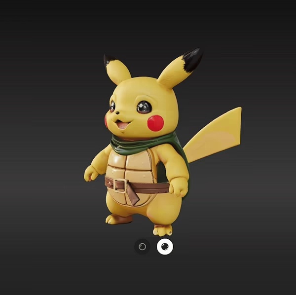 Pikachu - Ninja Turtle Style