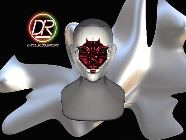 Geisha Mask (Ghost in the Shell v1 & v2)
