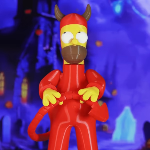 Homero Diablo – Figura Articulada 3D