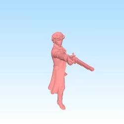 English lord 19th firing with duel pistol
