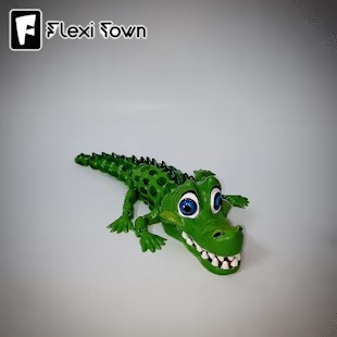 Crocodile Flexi à Imprimer en Place