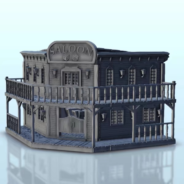 Salão de canto do Oeste Selvagem + interior 33 - western old ACW USA