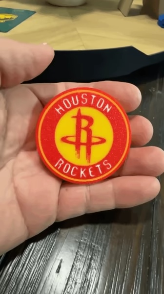 Houston Rockets Backpack Clip