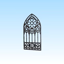 Gothic window bookmark-0