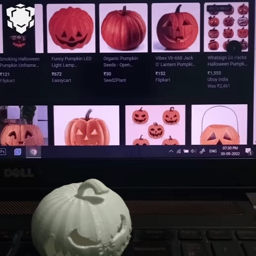 Halloween Pumpkin monster-2