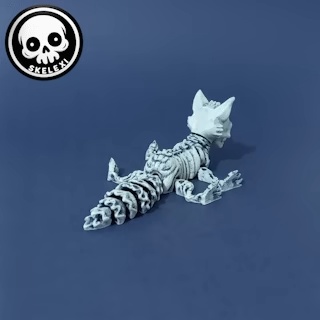 Flexi Skeleton Wolf-0