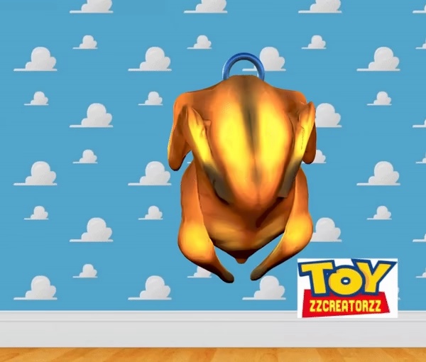 colgante o llavero Pollo pubg
