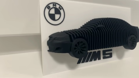BMW M5 E60 Layered Model-1