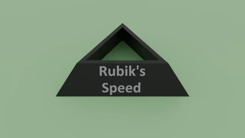 Rubik's Speed, soporte para cubo de velocidad