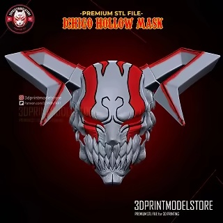 Bleach Ichigo The Whole Hollow Mask - Vasto Lorde - Movable