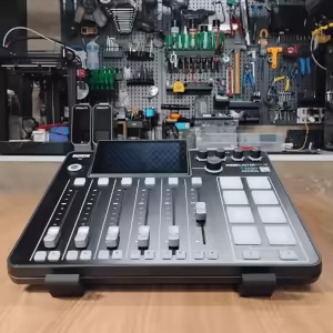 Tilt stand for the Rode RodeCaster Pro 2 mixing console.-4