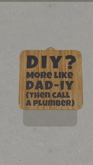 DAD-IY Sign – Funny DIY Dad Wall Print
