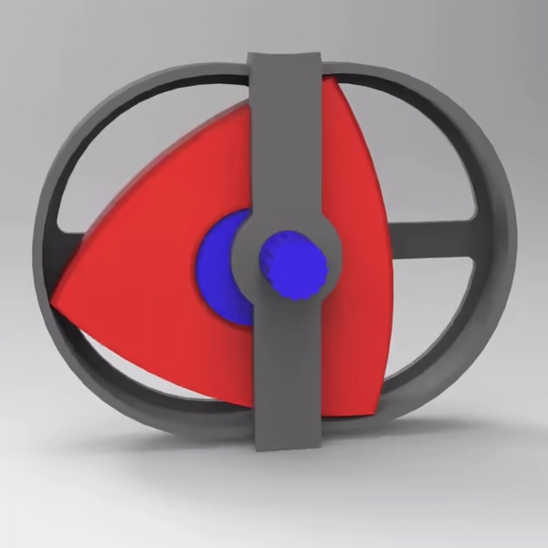 Simplified Wankel Engine – Educational 3D Model