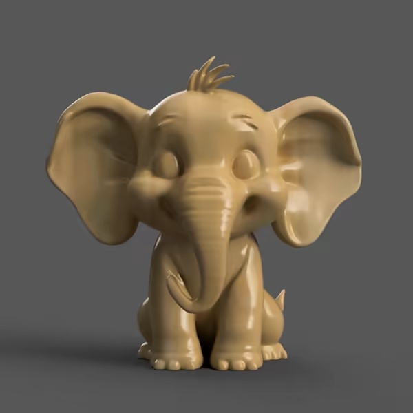 Cute Baby Elephant Decor Perfect for Desk - Table