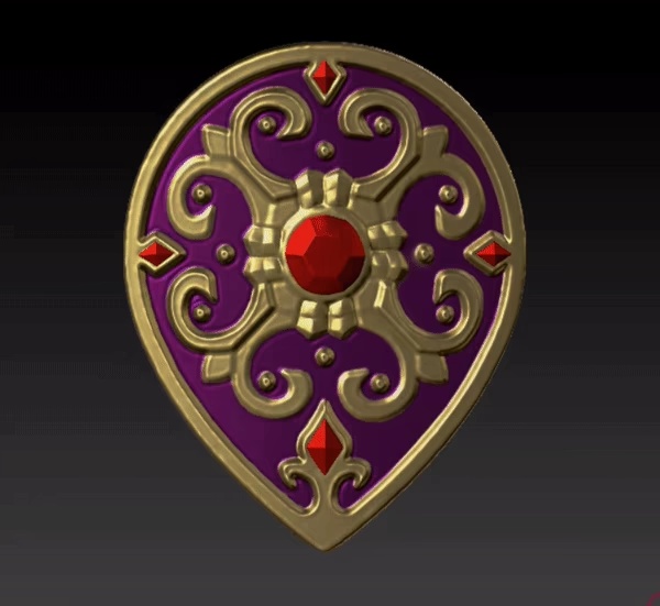 RADIANT SHIELD. SUN SHIELD. THE LEGEND OF ZELDA-1